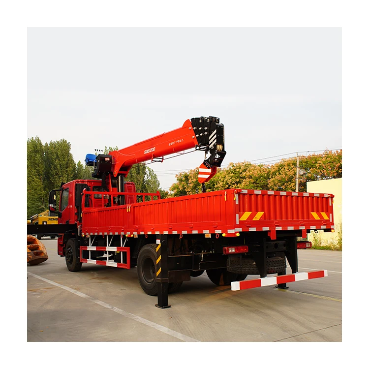 The Maximum Lifting Weight Of 20 Tons Mobile Wheeled Truck Crane Is Used For Logistics Lifting