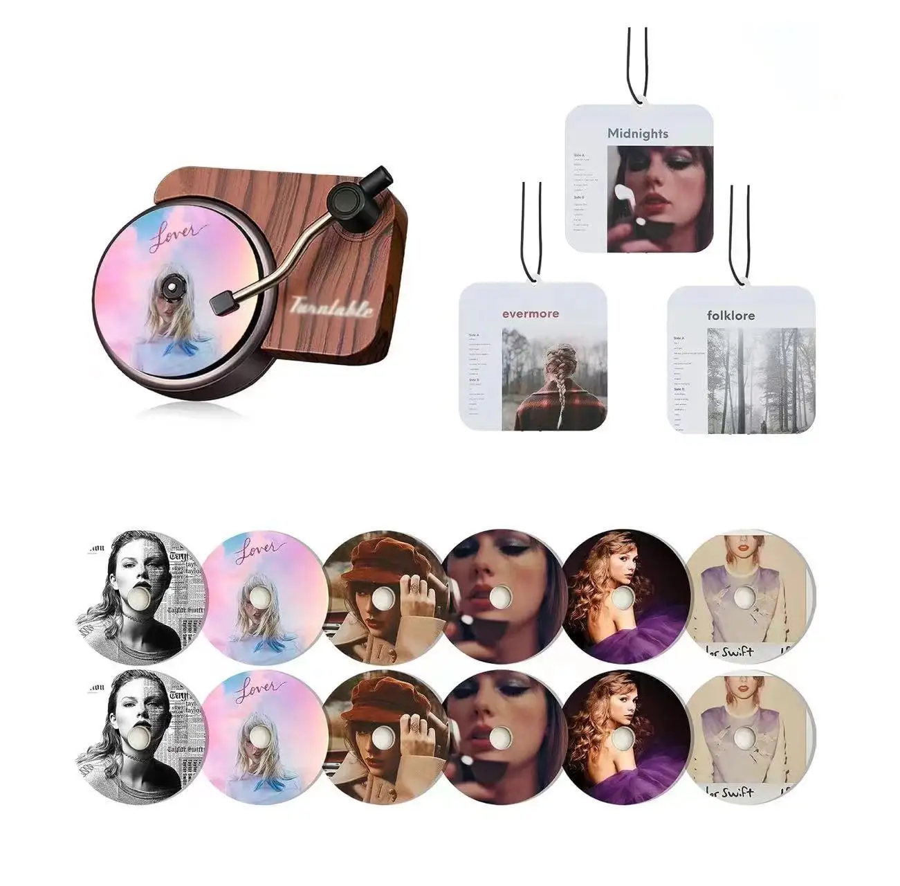 Wholesale Music Gifts Car Vent Clip Air Diffuser With Refill Pads Air Freshener for Singer Best Fans Gift