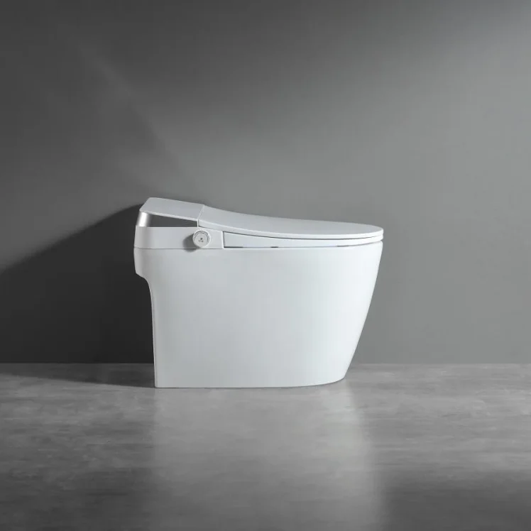 Hotel or bathroom smart toilet intelligent cold and warm water wash sensor flushes wc smart toilet bidet