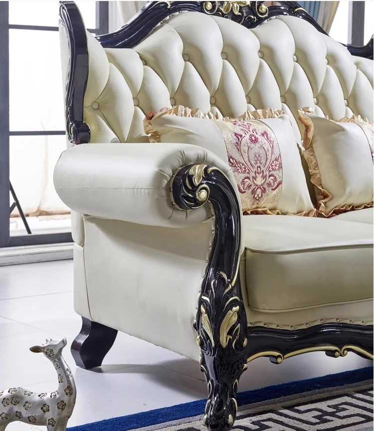 OE-FASHION  Wholesale Curved Sofa Set - 6 Seats Living Room Furniture Full Package Deal
