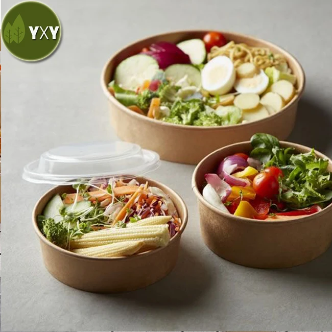 China Professional Paper Salad Bowl Manufacturer
