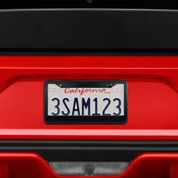 Auto Decoration Number License Plate Holder ABS Plastic Car License Plate Frame 31*16cm For USA Market
