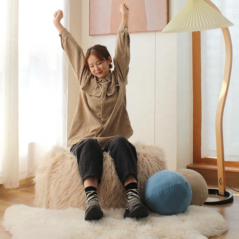 Wholesale cheap bean bags for sale lazy soft bedroom sofa chair bean bag foam filling