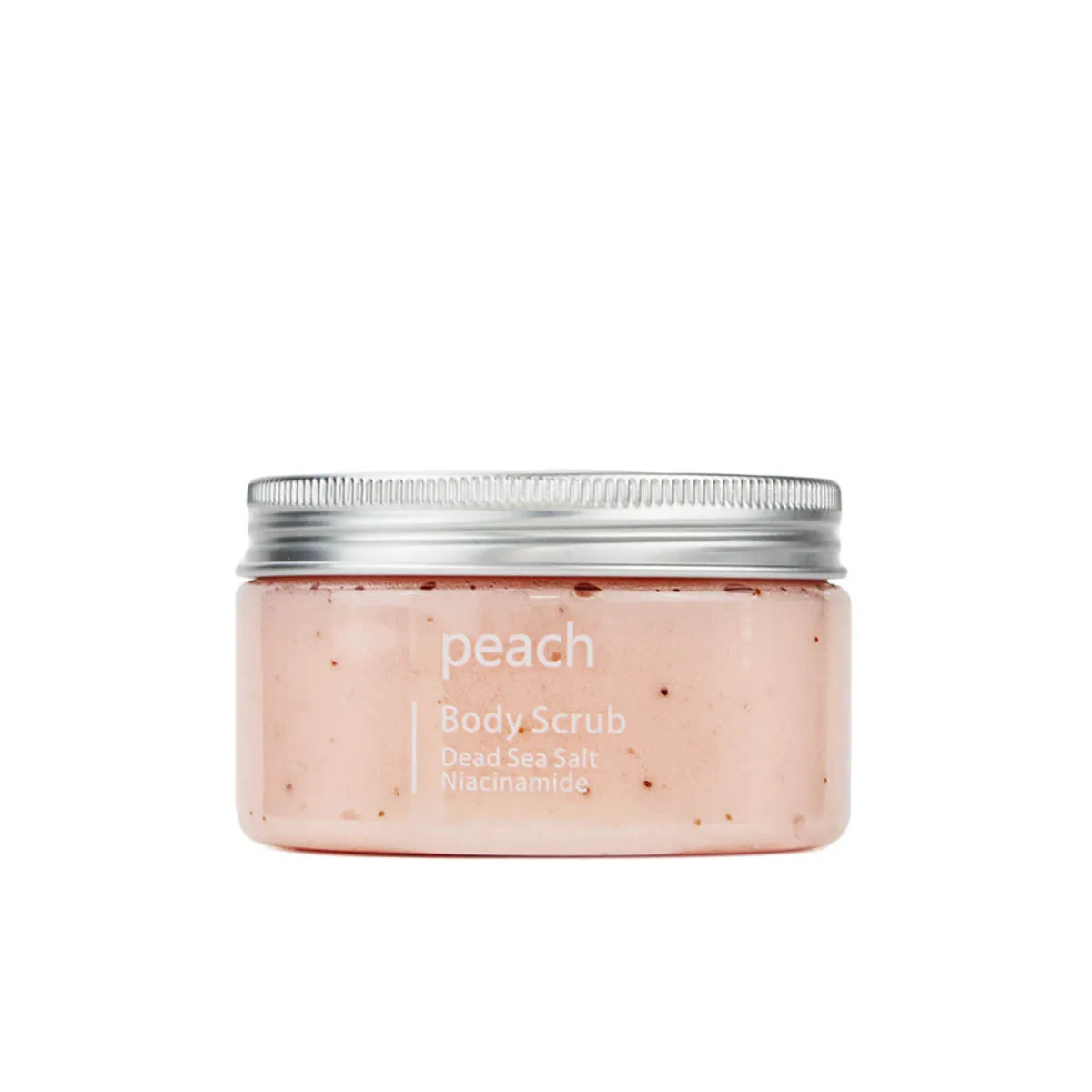 
Wholesale Organic Peach Dead Sea Salt Vegan Exfoliating moisturizing skin care Israel Brightening Body Scrub 