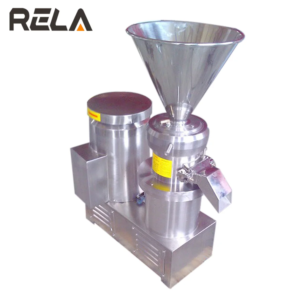 CE big garlic onion blueberry mango yam sauce colloid milling machine mini commercial machinery to make peanut butter powder