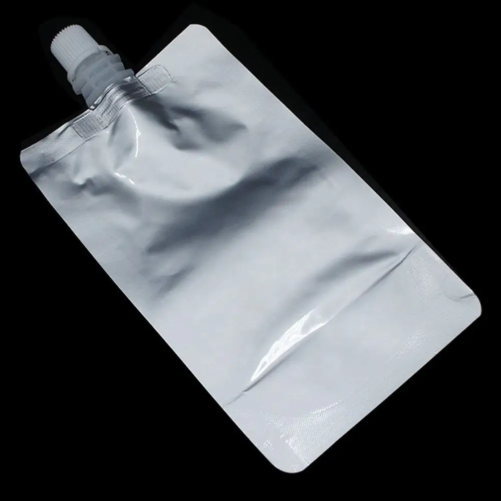 Custom Printed Juice Pouches Food Grade Aluminum Foil Stand Up Spout Pouch Plastic Drink Bag