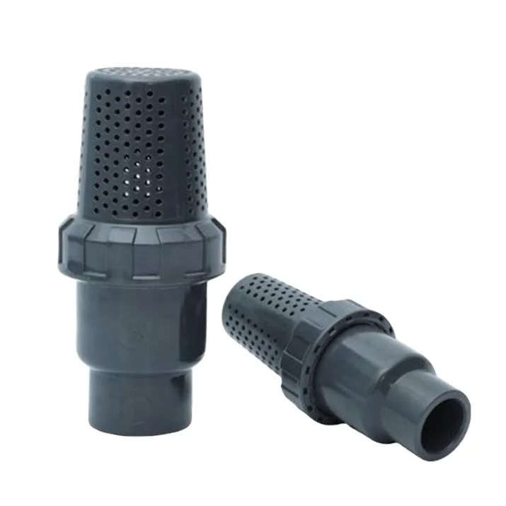 Low Price Water Pump Plastic All Sizes 1/2 inch-4 inch Upvc Foot Ball Valve Non Return Valves Plastic Pvc Foot Valve