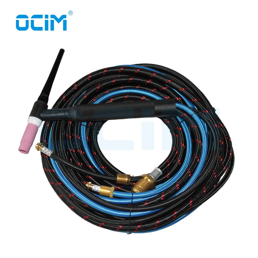 WP18 SR18F 18FV 18V Water Cooled 350A Tig Welding Gun For Tig Welding Machine