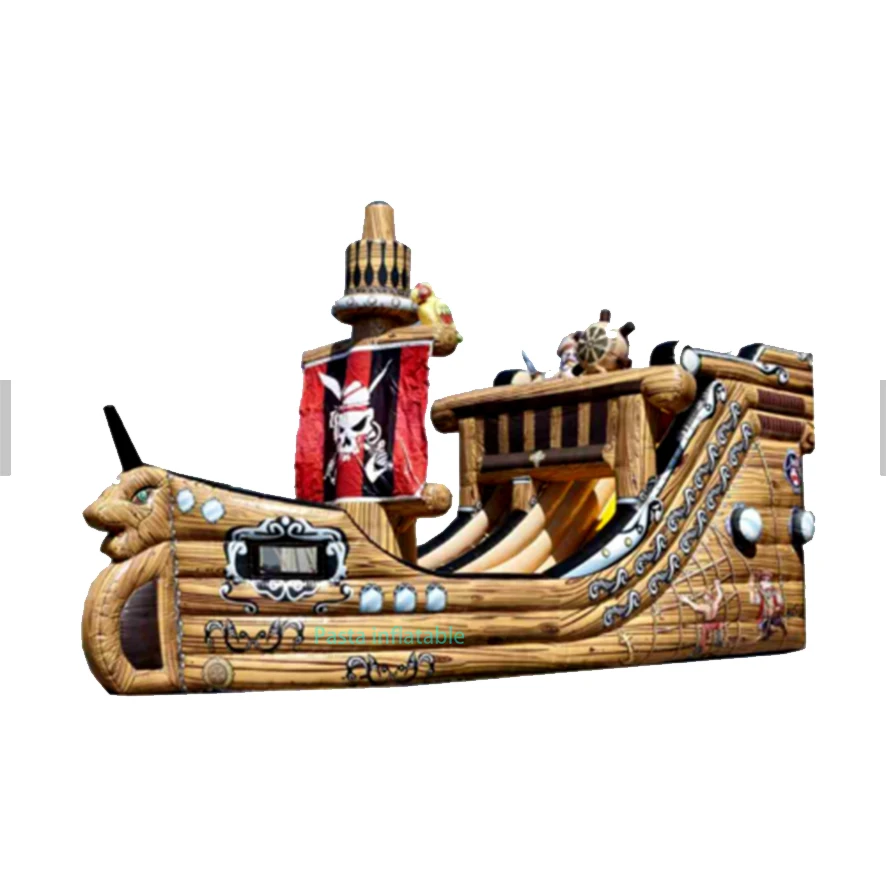 inflatable pirates bay water slide pirate ship water slide pirate ship water slides cowboy