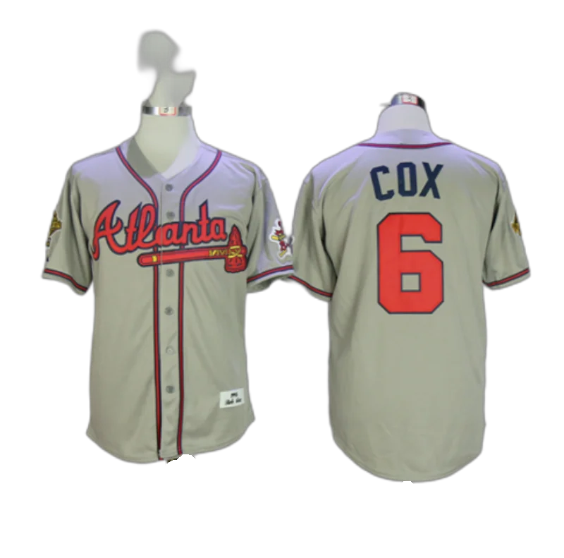Atlanta 1995 WS Brave Jersey Bobby Cox Javy Lopez Chipper Jones David Justice John Smoltz Greg 31 Maddux Tom Glavine Jersey