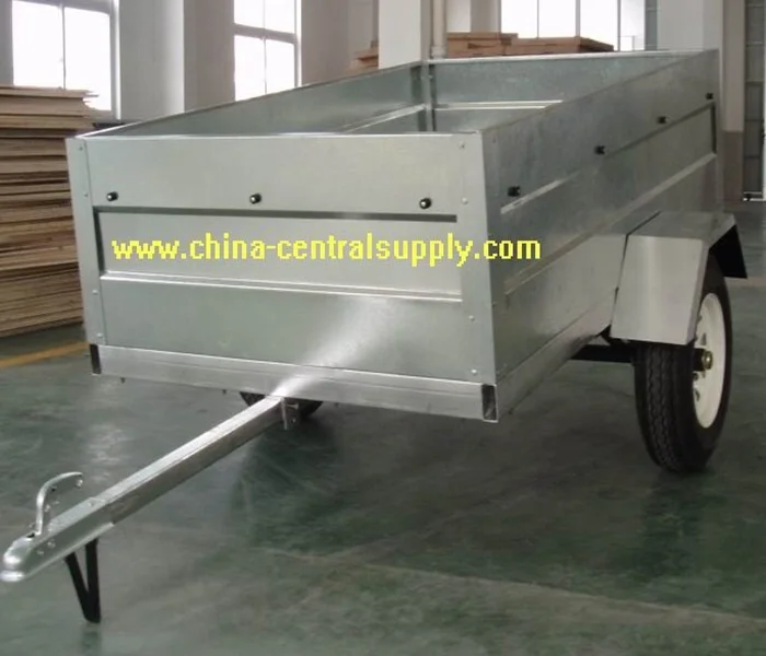 Manufacturer / Factory made and sale 8x4 Box trailer with cage CT0083