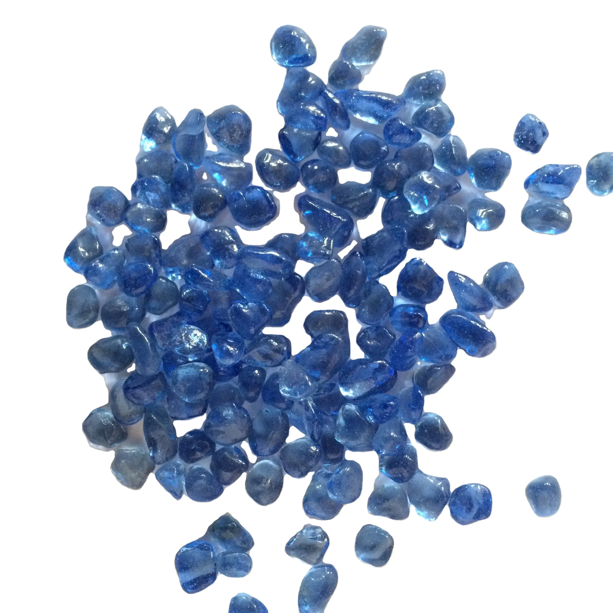 Colored Glass Pebbles in Pool Interiors Colorful Glass Beads For Wall