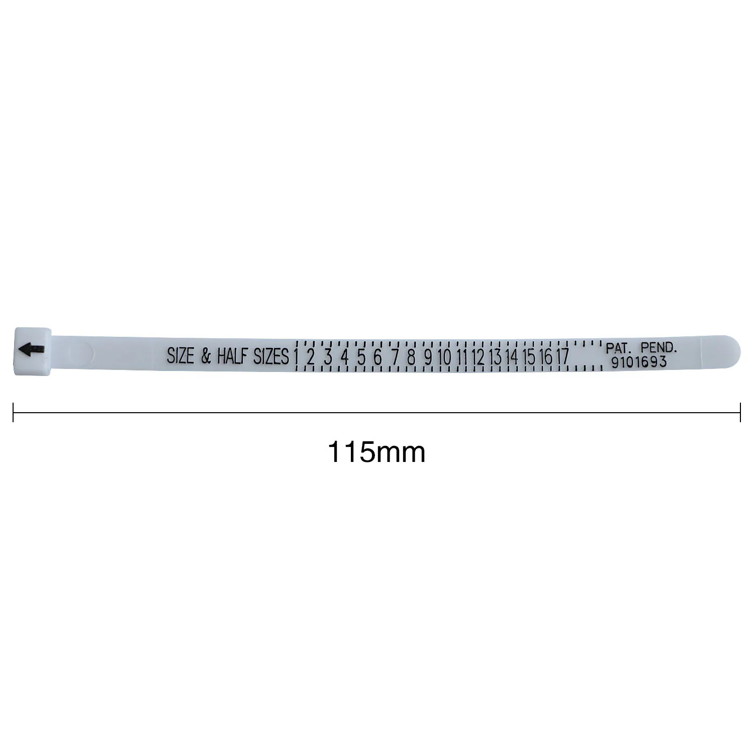 Guaranteed Quality Proper Price Jewelry Tools Ring Sizer Finger Gauge Plastic Ring Sizer for Engagement Rings Wedding Sets