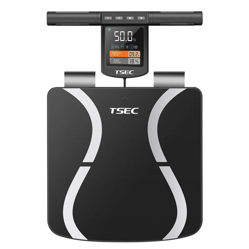 TFT Screen Free App Sdk Electronic Balance Bathroom Scale Digital Weight 8 Electrodes Body Composition Smart Body Fat Scale