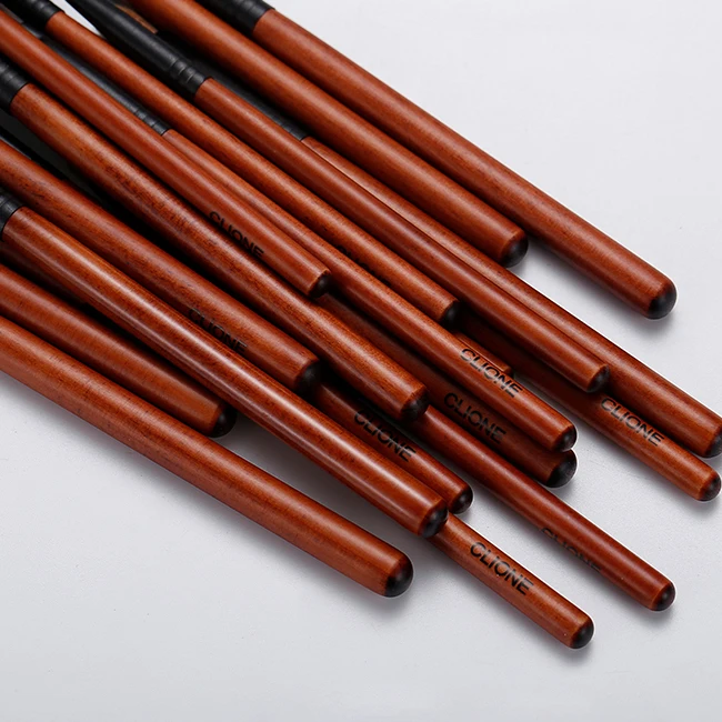 HXP-100A Premium professional custom label full function studio make-up tool kit natural hair wholesale brushes makeup bag