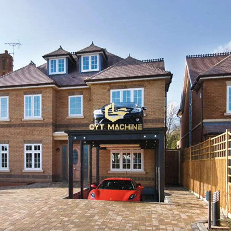 
China famous brand Parking 1car scissor car lift with roof for overseas customer 