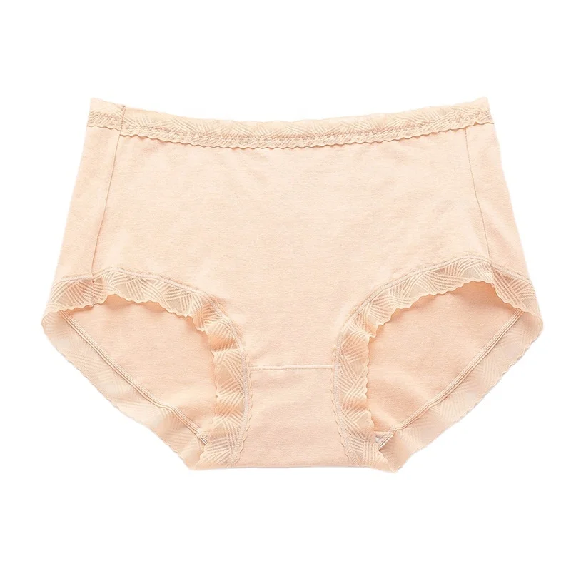 Seamless Body Shaping Pants Lace Trim Ladies Briefs Waist Shaping Panties Ladies Slim Shape Underwear Nylon / Cotton