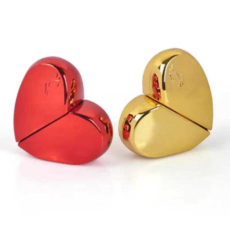 Heart Shaped Glass Perfume Spray Bottle 25ml 50ml Luxury Empty Perfume Bottles