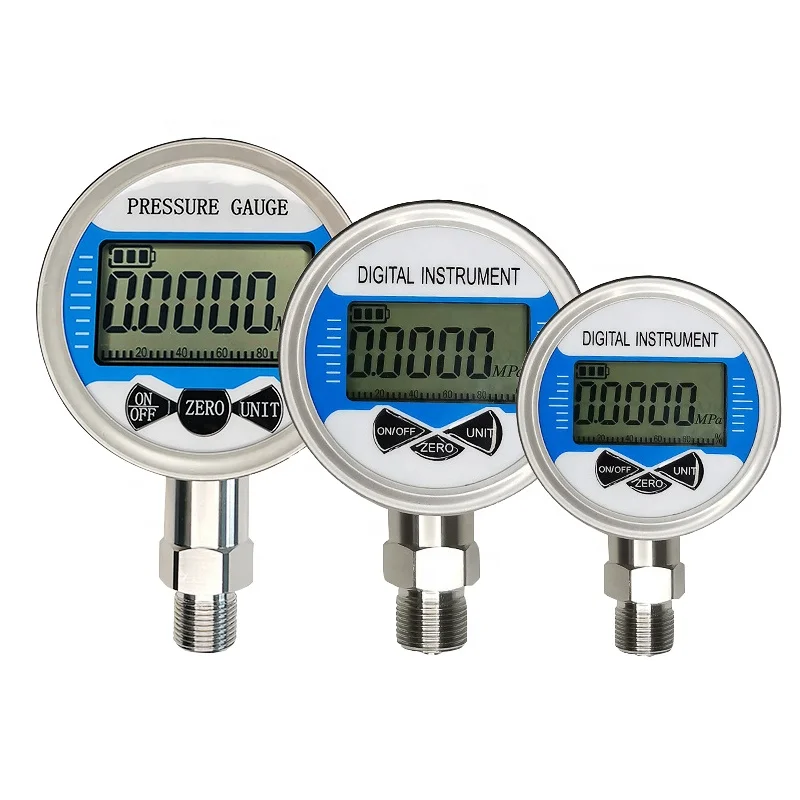 Cheap Price Wireless Digital Pressure Gauge CO2 Vacuum Pump Pressure Gauge G1/4 BSP1/4 Digital Air Fuel Oil Pressure Gauge