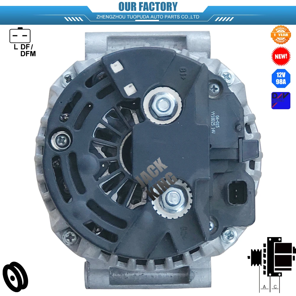 0124415007 0124415043 0124415046 0124415047 0986041850 NEW ALTERNATOR FOR RENAULT LOGAN I 1.6 LS 2004- 1598CCM K7M