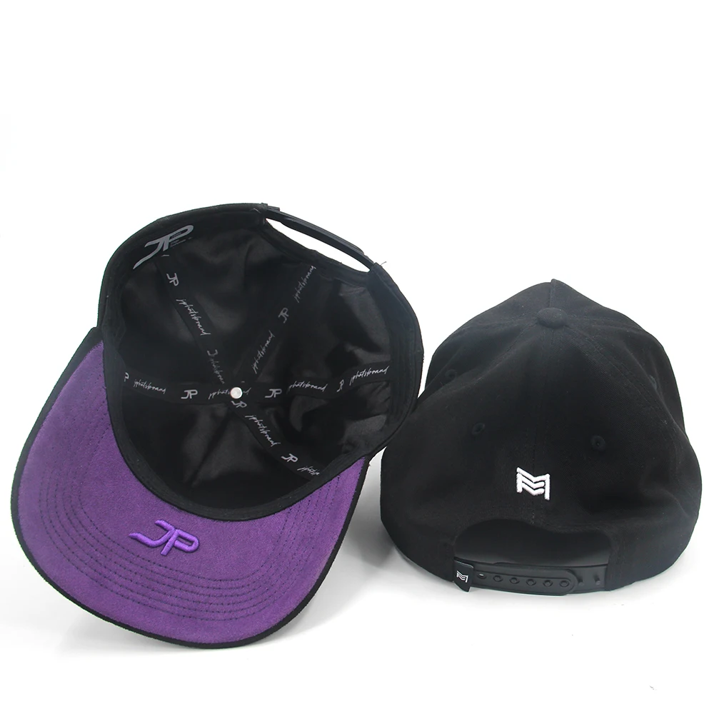 Wholesale 5 panel Structured Suede Baseball Cap Unisex 3D Embroidery Sports Cap Fishing Casual Use Customizable Suede Cap