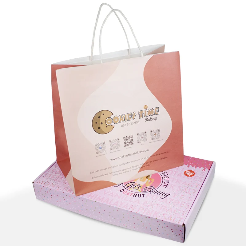 Wholesale custom printed unique corrugated cookie shipping boxes custom logo cardboard mailer box