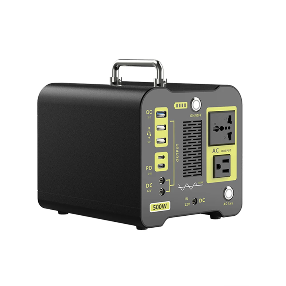 Популярный товар 2022 портативная зарядная станция 500 Вт на солнечной батарее 12000 мАч 220 В 110 переменного тока