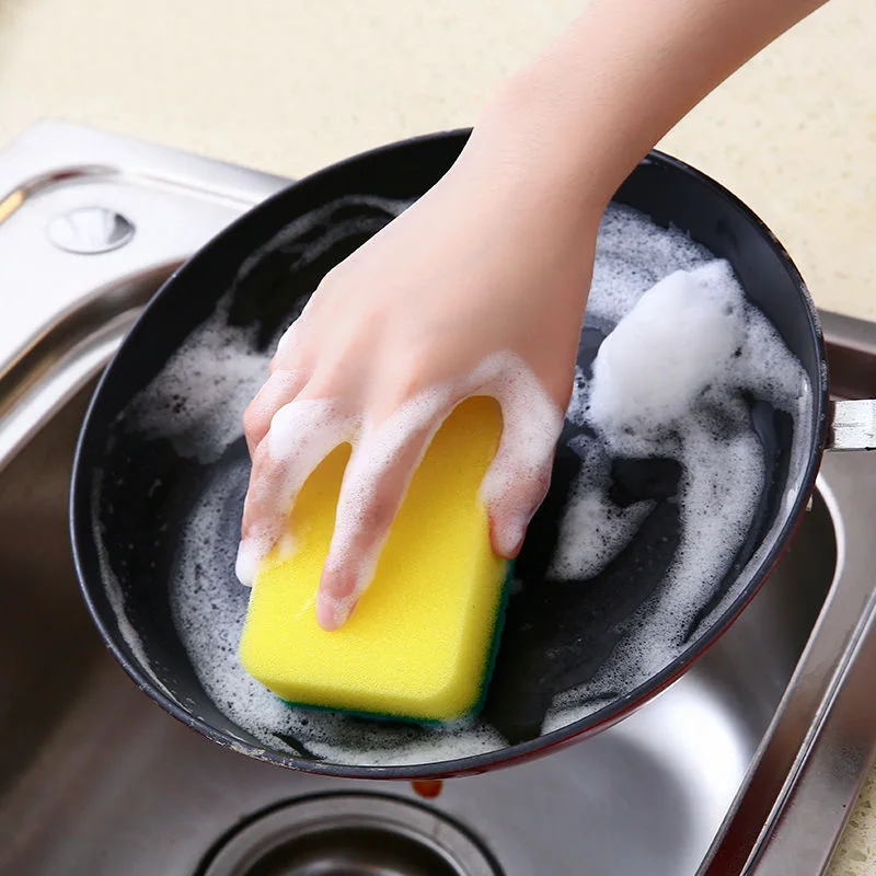Kitchen Cleaning Sponge,Eco Non-scratch for Dish,Scrub Sponge