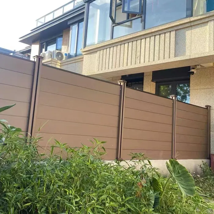 Composite wood wpc post upright column pole outdoor fence post