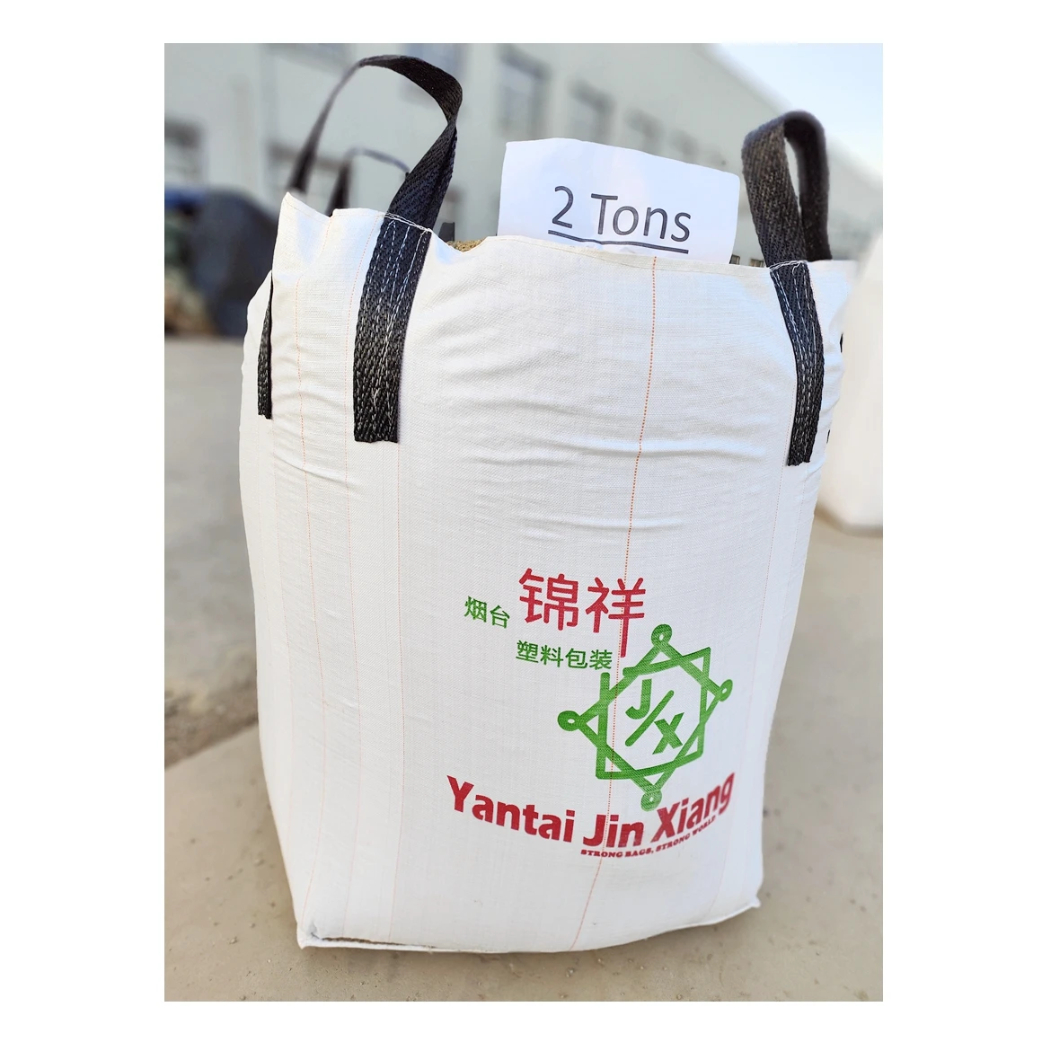 With Spout Bottom Option (Discharge) loop Option (Lifting) Baffle Jumbo Bag