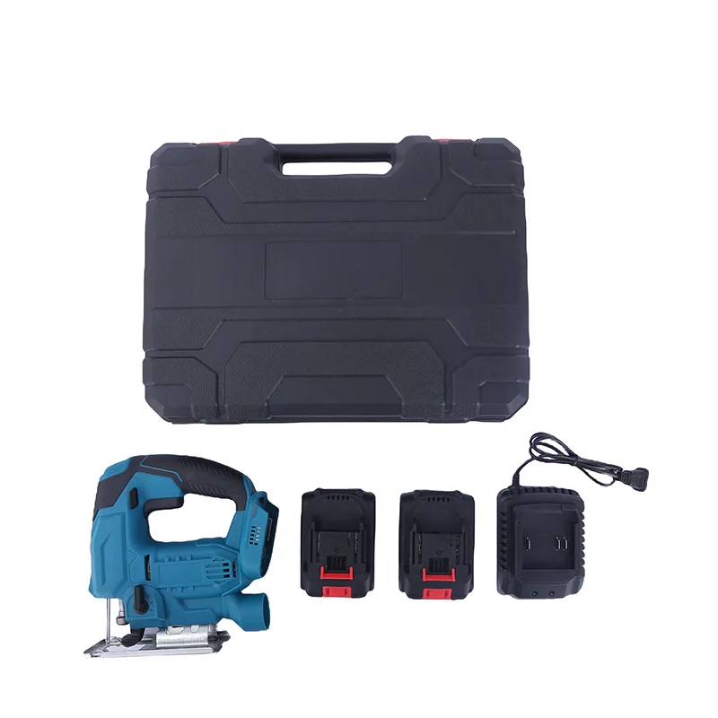 21V Portable Mini Lithium Electric Jig Saw Rechargeable Cordless Electric Curve Saw Multifunction DIY Wood Curved Cutting Tools