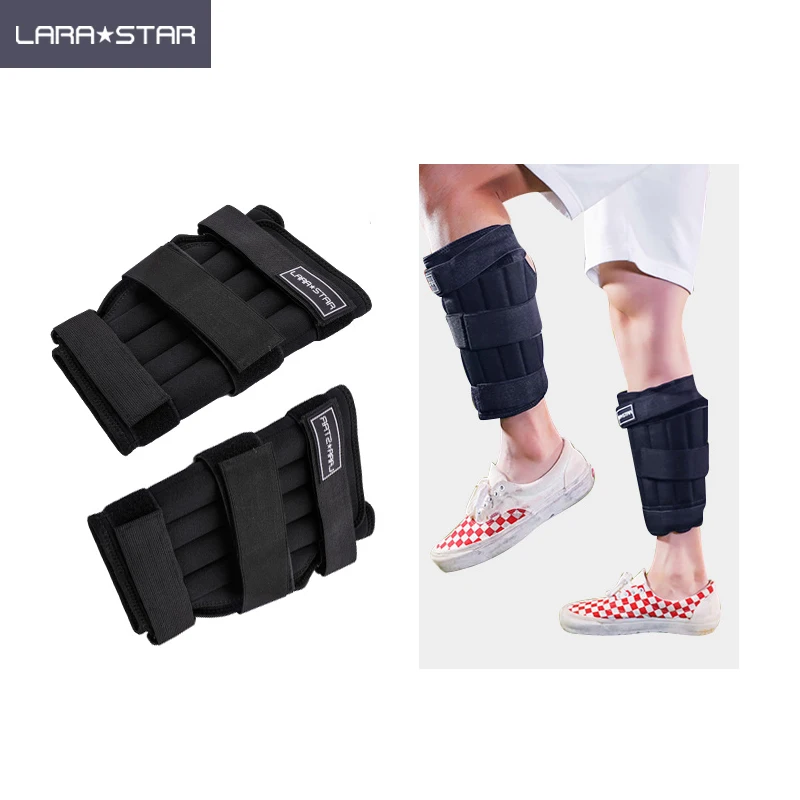 LS1104  Leg Weights Adjustable Waterproof Wrist Ankle Weighted Leg Weights With Straps Brace Steel Plate Jogging Workout
