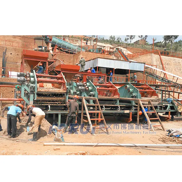 Gold Columbite Barite Tin Coltan  Tantalite mining  Mineral Jig Separating Machine mineral separator jig plant