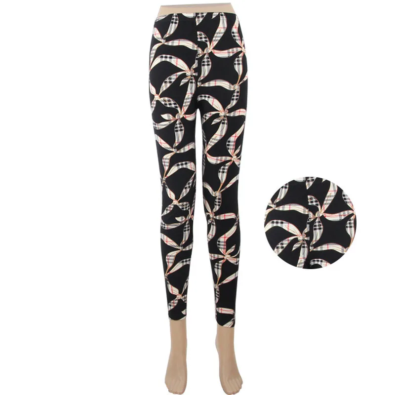 2019 новые женские леггинсы брюки во всем полива Печати Джеггинсы модные супермягкая эластичная лента леггинсы оптовая продажа