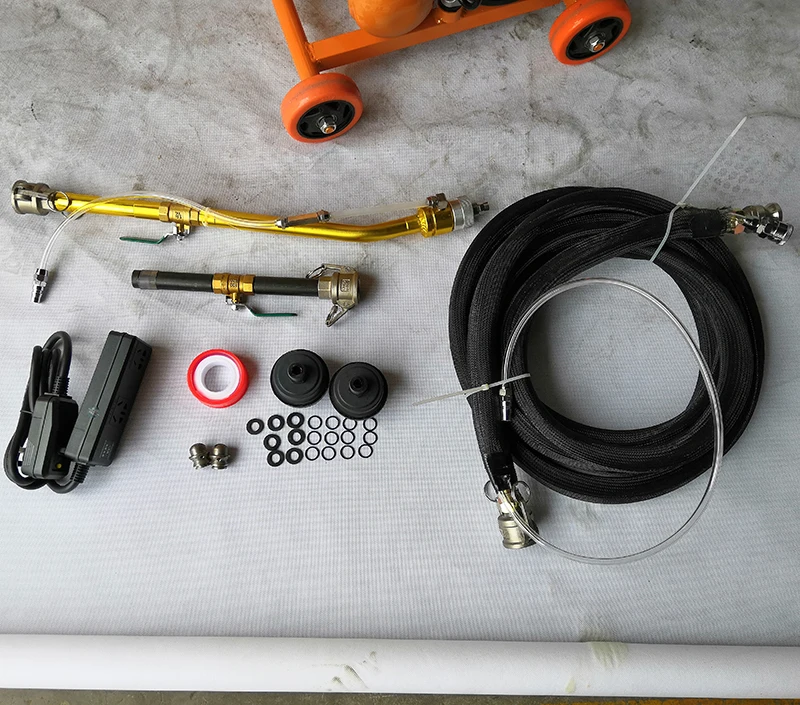 High Pressure Gun Head Gypsum Mortar Pumping Paint Spraying Machine Waterproof Coating Multi-functional Spraying Daqi Tools 220V