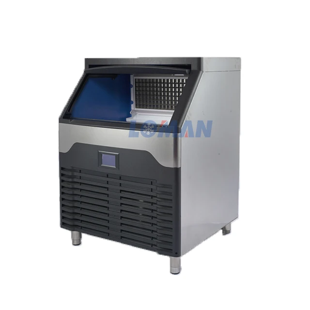 Loman Business 120kg/24hours stainless home use commercial automatic dry split type ice maker/ ice cube maker machine/ ice cube