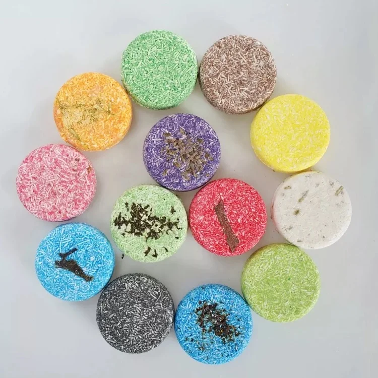 Oem Rose Lemon Peppermint Lavender Mild Natural Private Label Lash Vegan Hair Soap Solid Shampoo Bar