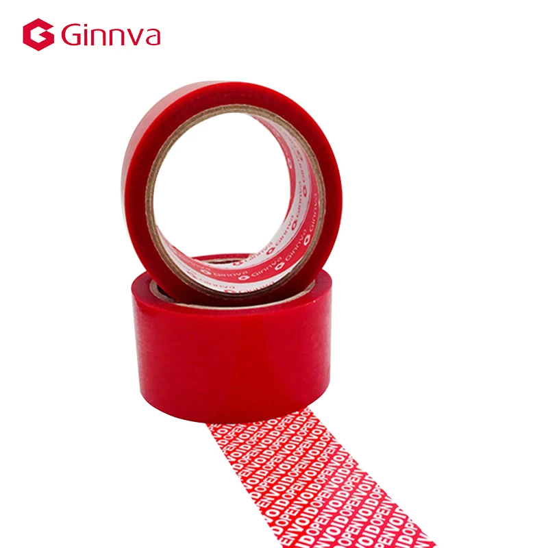 No noise Tamper evident security tape used to identify