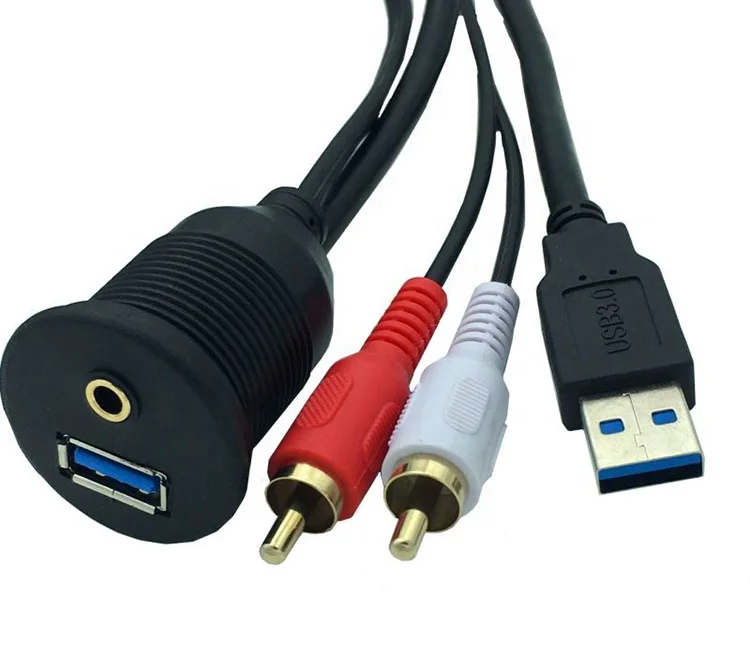 Фабричная поставка 3,5 мм кабель-удлинитель аудио видео флеш Aux 3rca Женский кабель