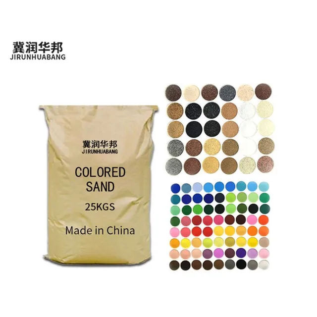 Runhuabang multi color sand for sand painting hourglass kids diy indoor play sand aquarium decorate