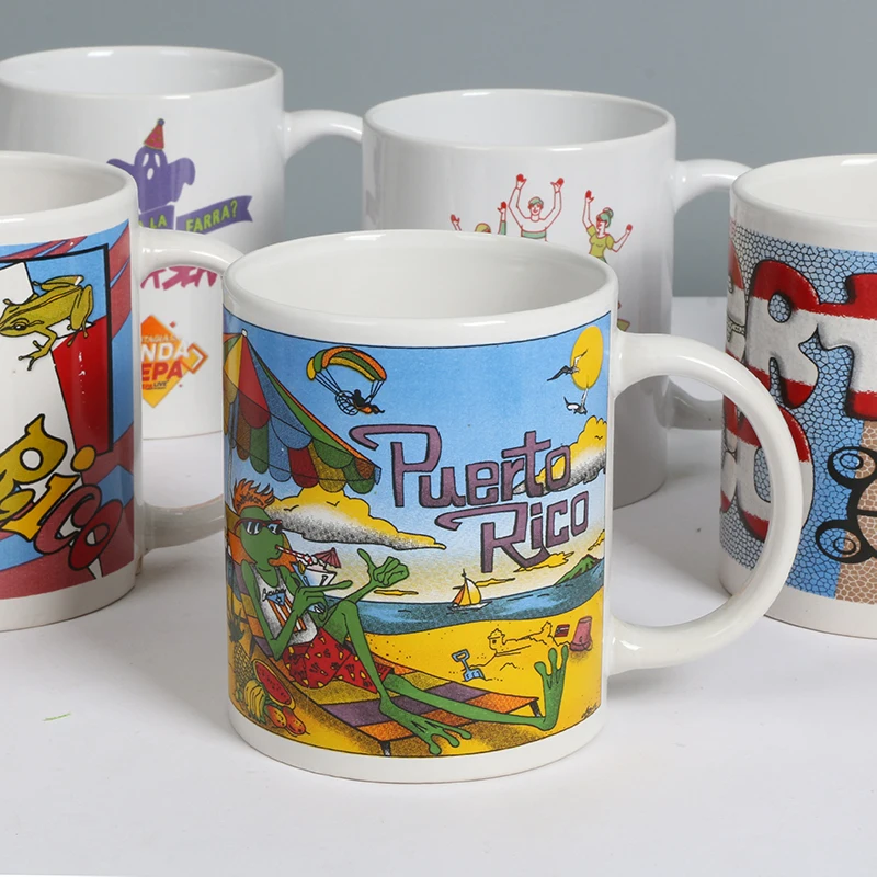 Wholesale Ceramic mug Custom Logo Coffee Mug Milk Cup White Blank Sublimation Mugs