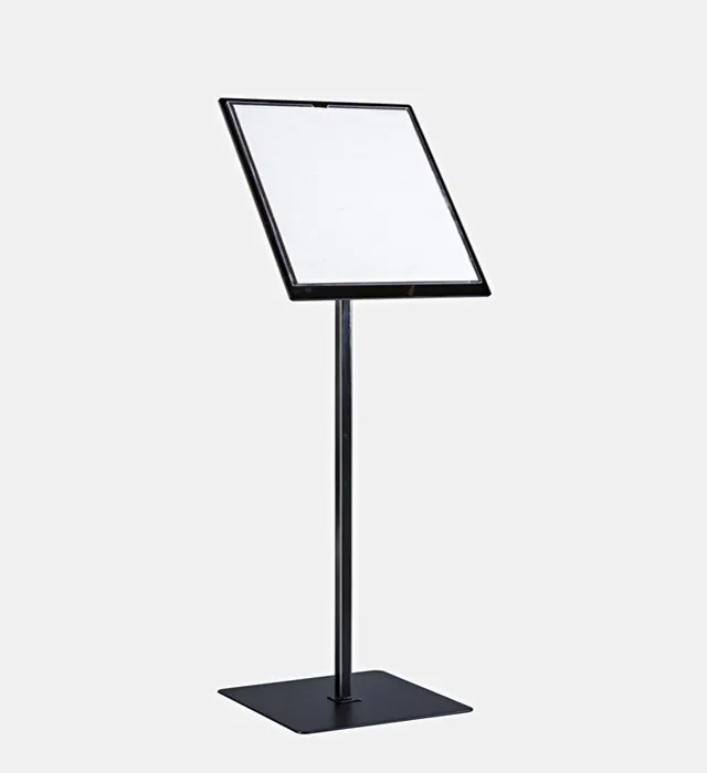 Promotional telescopic Poster Metal frame Display Stands
