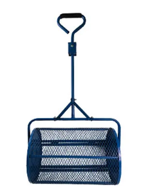 Compost Spreader Metal Mesh Basket for Grass Seed Lawns Manure Fertilizer Spreader Gardening tools