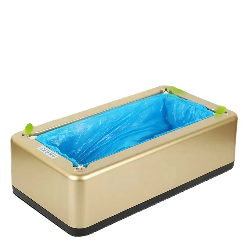 Автоматический интеллектуальный санитарный синий нетканый автоматический диспенсер с крышкой для ног из нержавеющей стали Ce