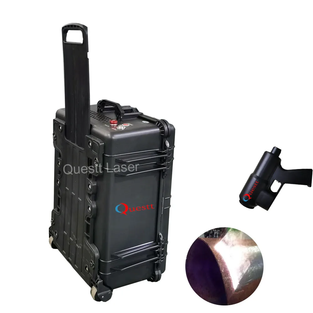 No Consumable Laser Cleaning Equipment Dual Axis Scanner Rust Remover High Precision Damage Machine