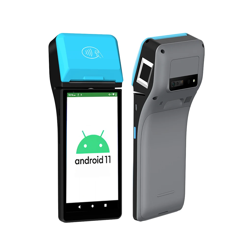 2+32GB MSR/ICCR/NFC Contactless Payment Mobile 6.0 inch Android POS Terminal with Printer Z500