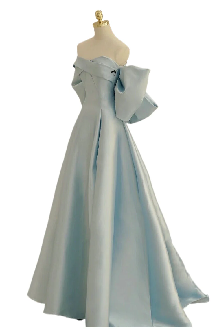 SMO women birthday dresses sexy prom dresses blue elegant formal woman dress