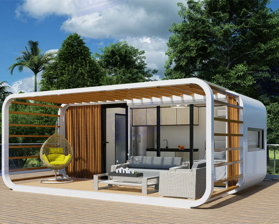 Sleeping Tiny Kit Set Cabin Homes Container House for Sale Portable Outdoor Beach Flat Pack Container Modern Hotel Moduler Homes