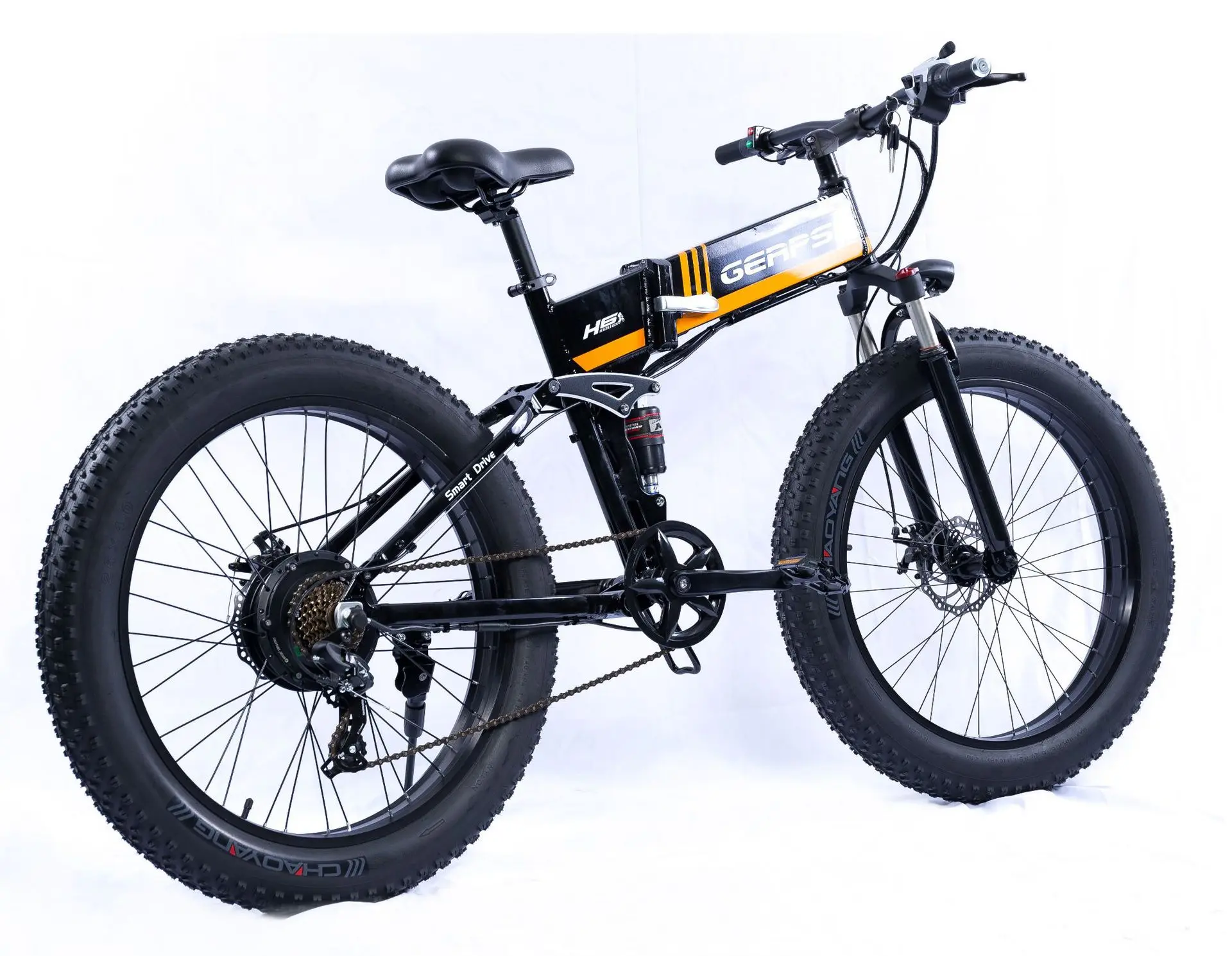 48v 10Ah 500w Rear Hub Motor Tire Electric Bike 21 Speed SHIMANO Derailleur City Ebike Max Speed Bicycle Foldable Folding Ebike