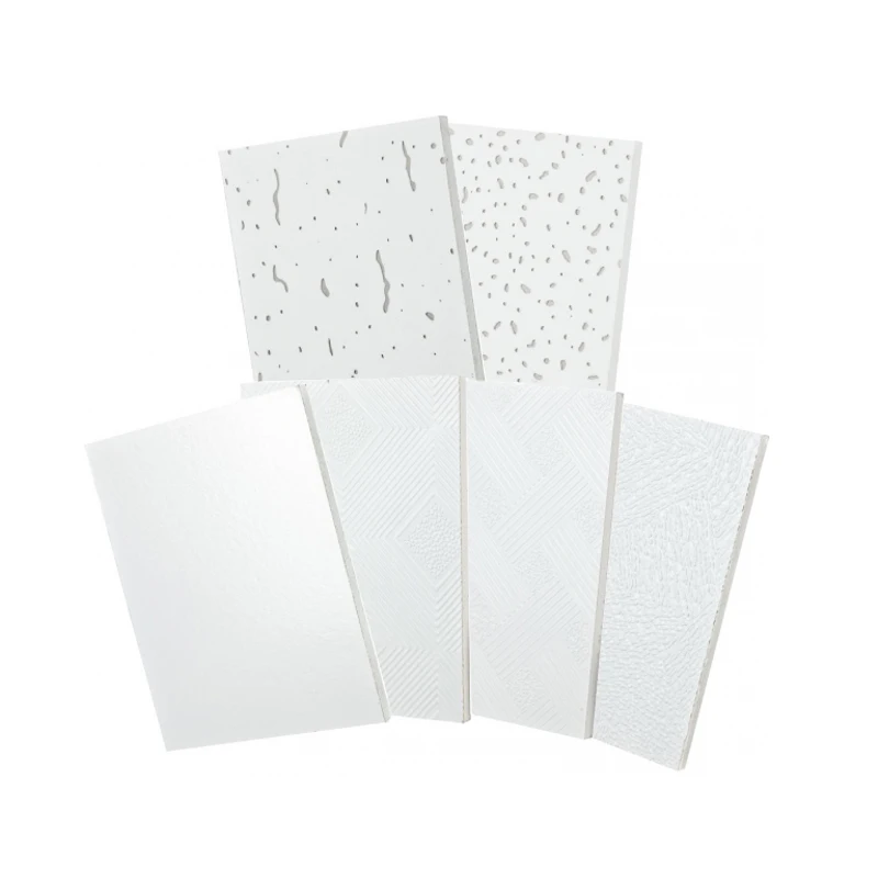 
Top selling easily installed durability heat resistnat gypsum ceiling tile 